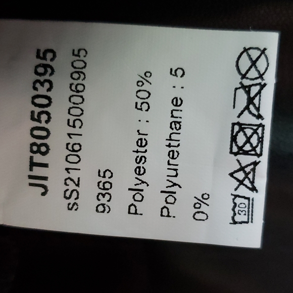 Black Faux Leather Bootcut Pants Womens Petite Large Size 29" Waist X 28" Inseam - Picture 12 of 12